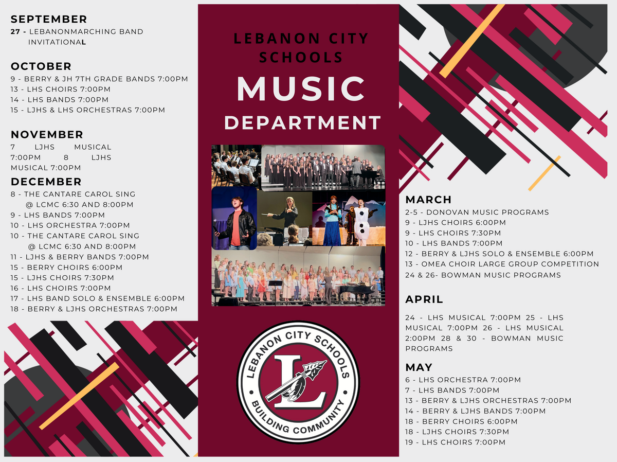 performing arts promotional poster